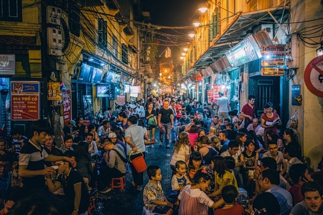 Hanoi's famous Beer Street