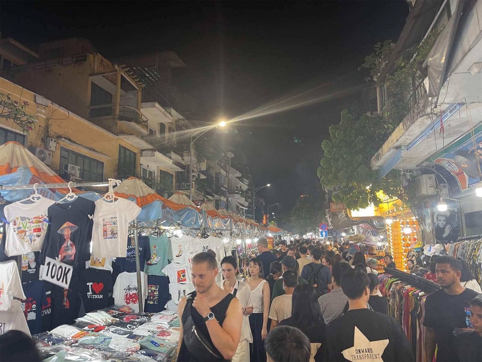 Night market hanoi