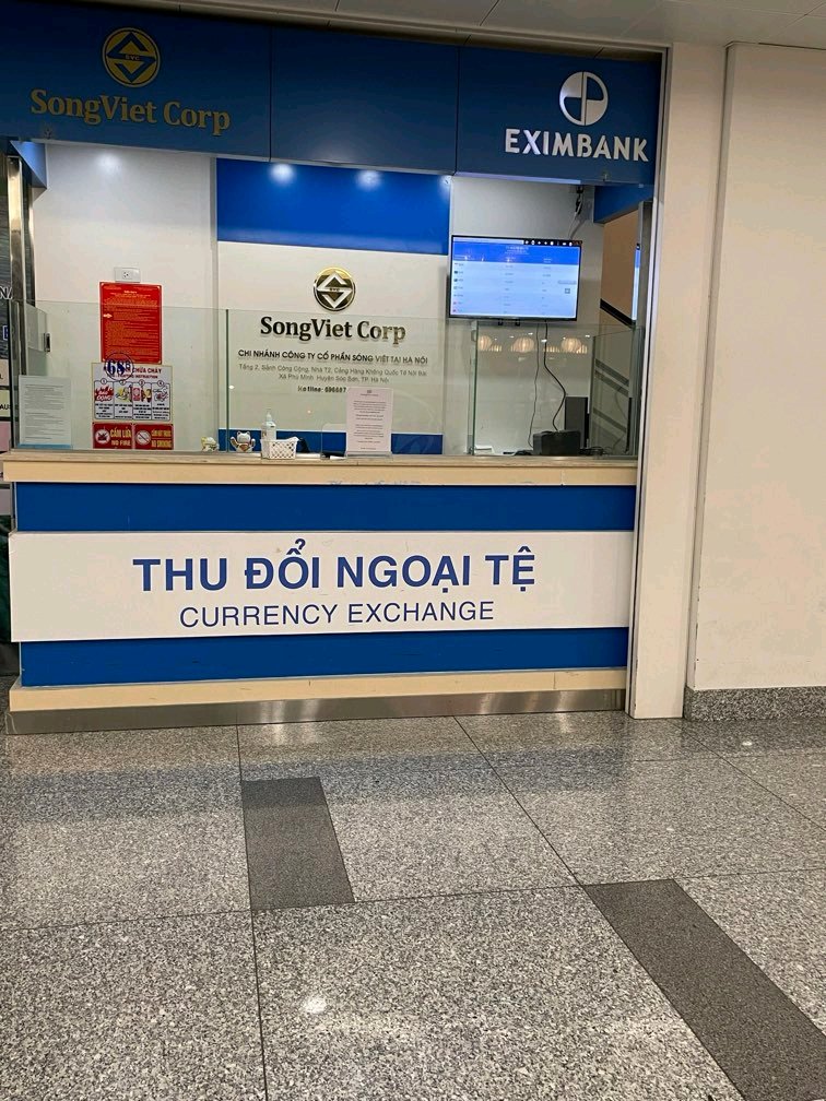 exim bank money exchange at noi bai